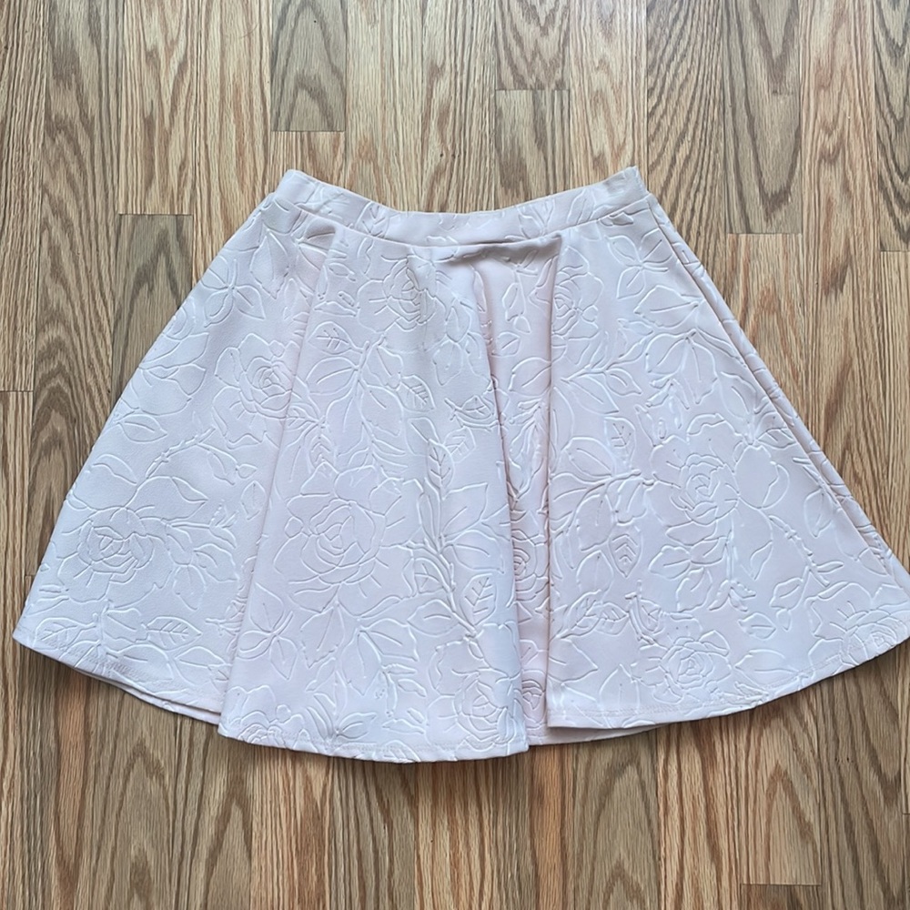 Pastel Pink A-Line Skirt